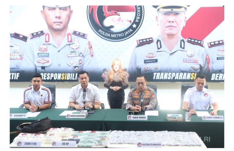 Operasi Nila Jaya 2024, Polisi Sita BB 5 Kg Sabu & 20.000 Ekstasi
