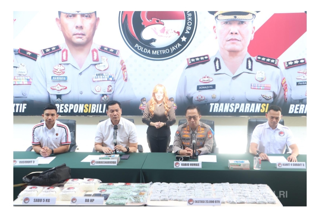 Operasi Nila Jaya 2024, Polisi Sita BB 5 Kg Sabu & 20.000 Ekstasi