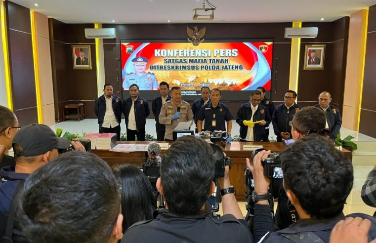 Polda Jateng Bongkar Mafia Tanah di Salatiga Tetapkan 3 Orang Jadi Tersangka