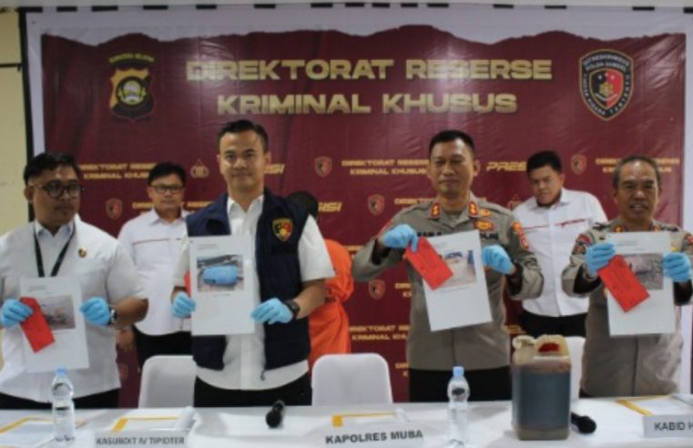 Polisi Tangkap Pemilik Sumur Minyak Ilegal di Sungai Lilin, Tewaskan 4 Pekerja