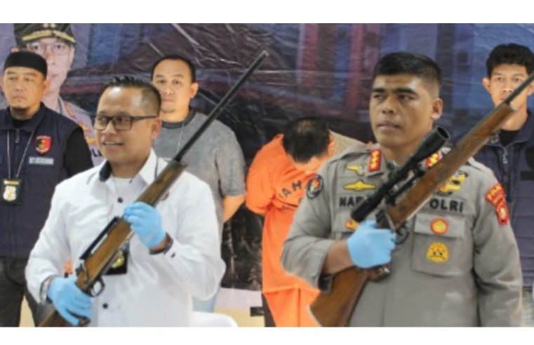 Miliki 4 Senpi, MG (44) ASN di Sumsel Ditangkap