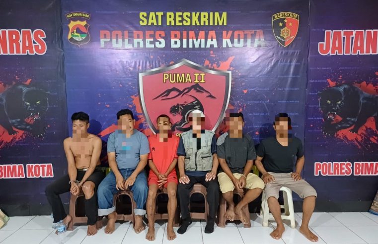 Polisi Amankan Tiga Orang Pelaku & Penadah Kasus Pencurian Ternak di Bima NTB