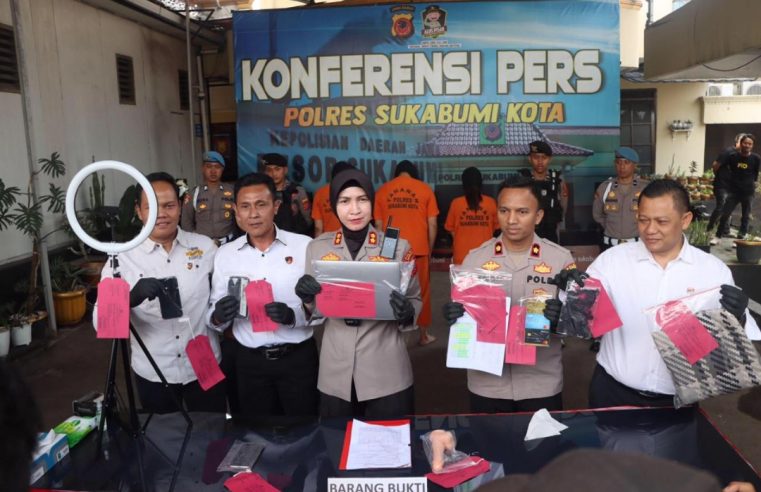 Raup Miliaran Rupiah, Agensi Live Streaming Porno Dibongkar Polresta Sukabumi