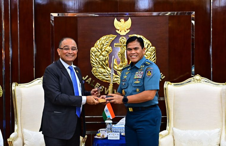 PERTEMUAN KASAL & DUBES INDIA, BAHAS PENINGKATAN KERJA SAMA PERTAHANAN LAUT DUA NEGARA