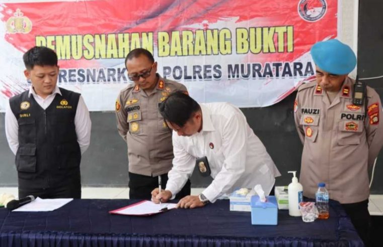 Satres Narkoba Polres Muratara Berhasil Ungkap Kasus Narkoba Besar, Sita Barang Bukti Lebih dari 1 Kilogram Sabu