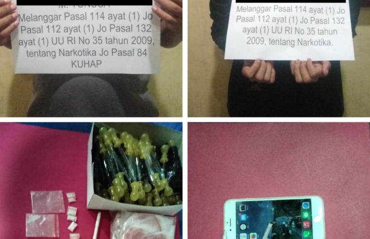 Dua Orang Pengedar Sabu-sabu Dirringkus Tim Satresnarkoba Polres Dharmasraya