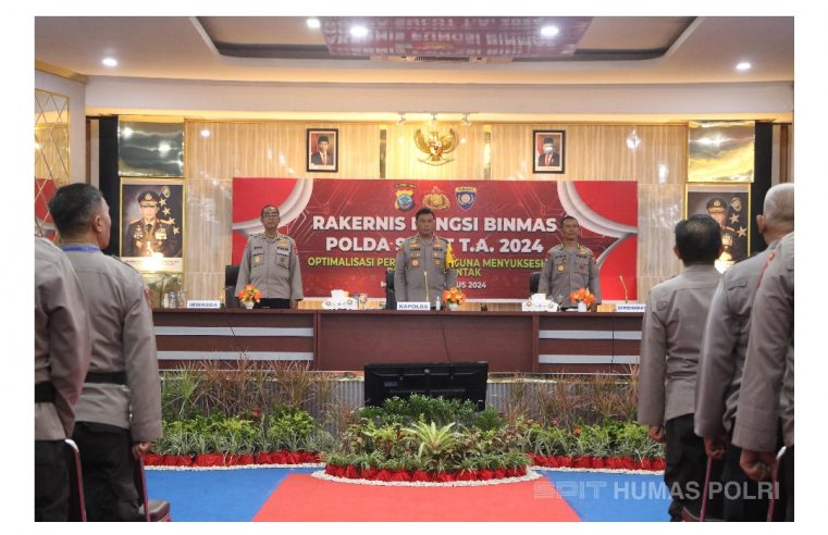 Kapolda Irjend Pol Yudiawan Buka Rakernis Fungsi Binmas Polda Sulut Tahun 2024