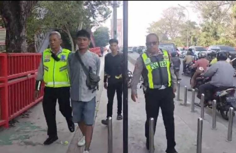 Polrestabes Palembang Amankan Erik Saputra Pelaku Penodongan di Jembatan Ampera, Uang Rp 1 Juta Lebih Berhasil Diselamatkan