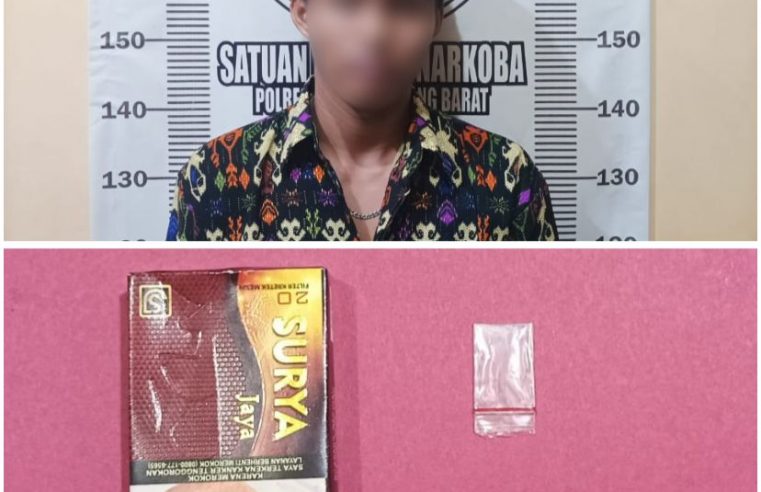Polisi Tangkap Pemuda AK (21) Terduga Pemakai Sabu di Kecamatan Lambu Kibang