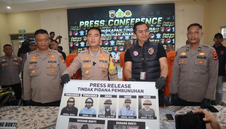 Polres Cianjur Ungkap Kasus Pembunuhan Anak Punk di Kecamatan Cibeber, Penyidik Tetapkan 5 Tersangka