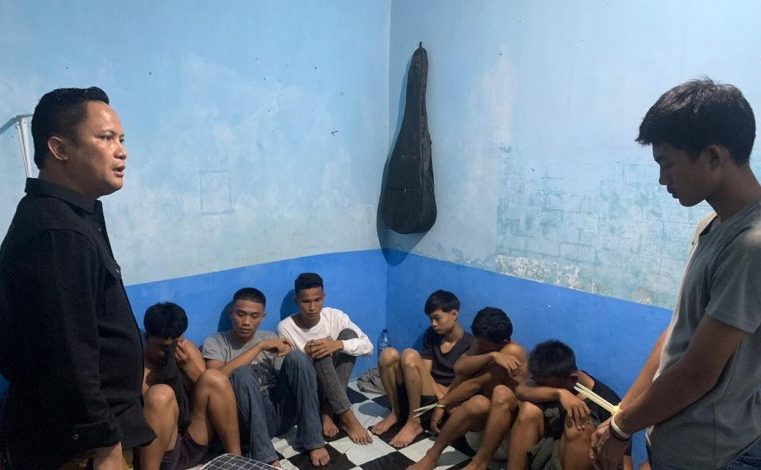 Kali ini Polrestabes Medan Tangkap 10 Orang Geng Motor Bikin Resah Warga