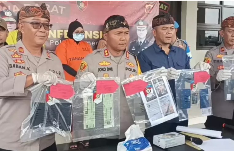Polres Sumedang Berhasil Amankan Dua Pelaku Pencurian Kendaraan Sepeda Motor