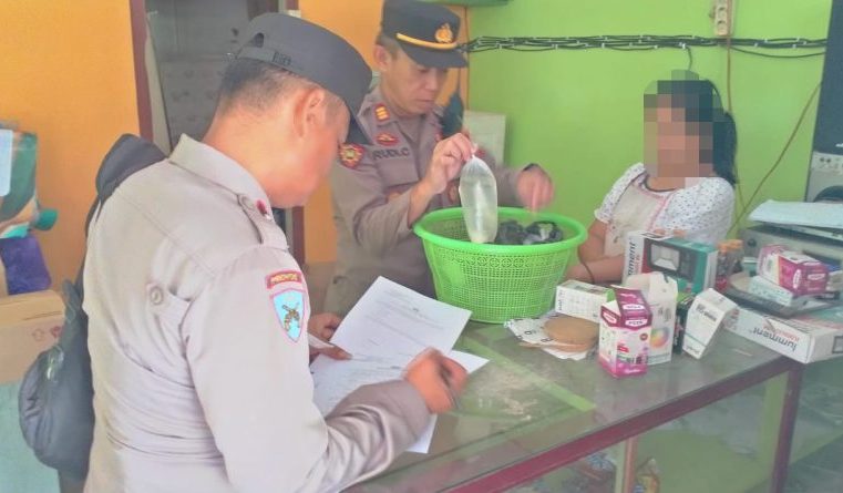 Polsek Lamala Amankan 110 Liter Cap Tikus di Mantoh Kabupaten Banggai