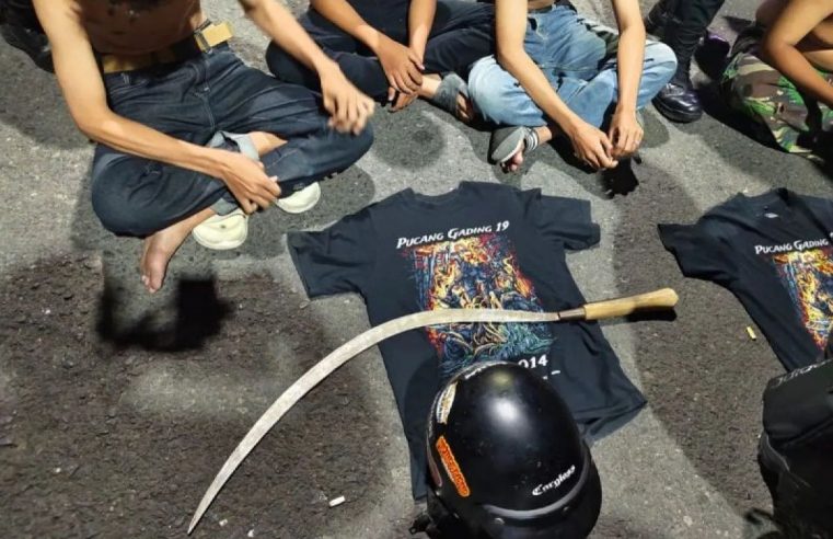 Belasan Remaja Diamankan Personil Polrestabes Usai Hendak Tawuran Saat Momentum Libur