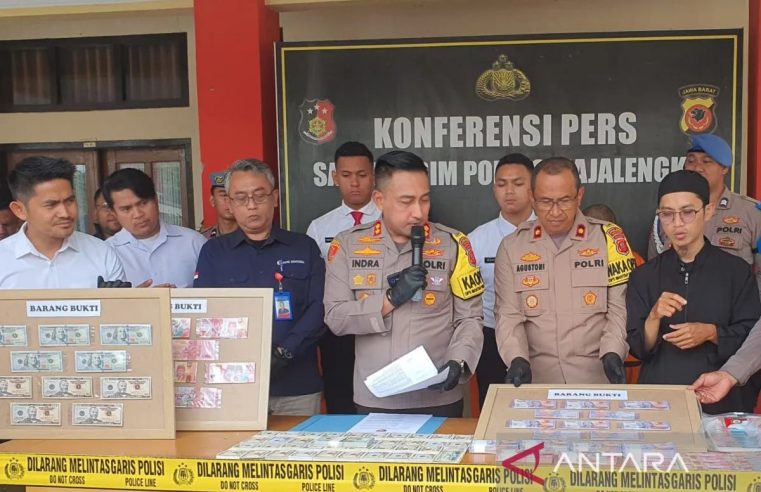 Polres Majalengka Bongkar Praktik Pembuatan & Peredaran Uang Palsu 2.5 Miliar Rupiah