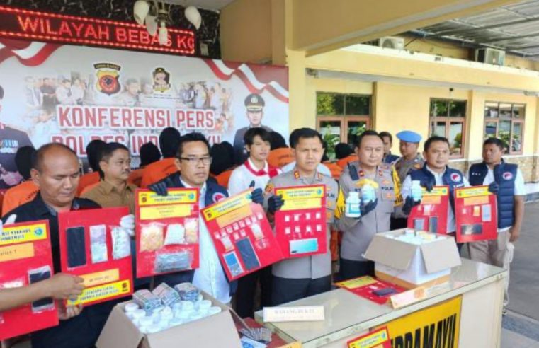 Polres Indramayu Ungkap Belasan Kasus Penyalahgunaan Narkoba dan Obat Keras Tertentu Dalam Sebulan