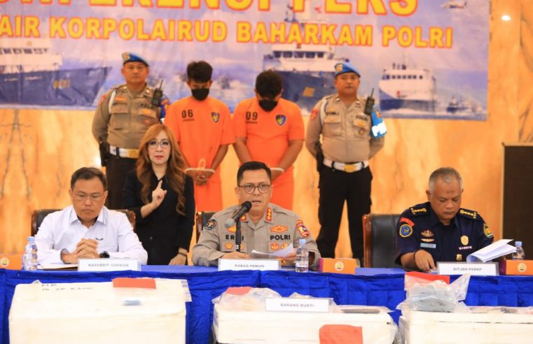 Polri Ungkap Kasus Perdagangan Ilegal 100 Ribu Benih Bening Lobster Di Wilayah Lampung