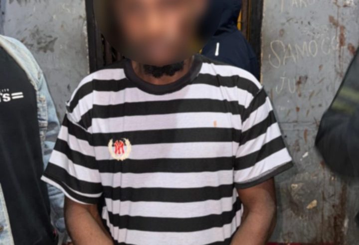 Tim Opsnal Elang Rawah Polres Mappi Menangkap SHM (26) Pelaku Penikaman Di Jalan Badara Kepi