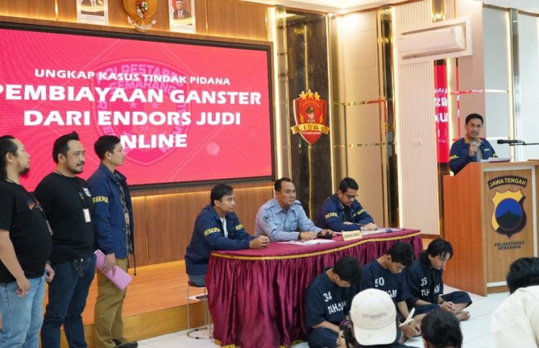 Polrestabes Semarang Bongkar Kejahatan Terorganisir, Judi Online Sebagai Sponsor Tawuran Gangster Di Kota Semarang