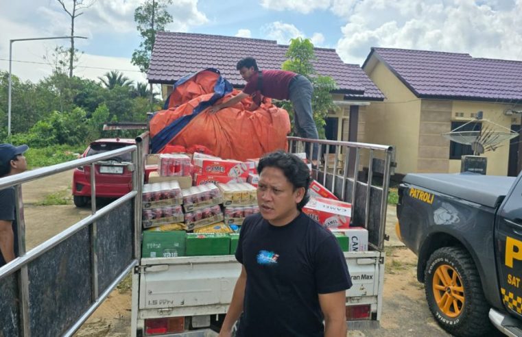 Sat Reskrim Polres Bengkayan Tangkap Terduga Pelaku Penyelundupan Barang Ilegal Asal Malaysia di Perbatasan Jagoi Babang