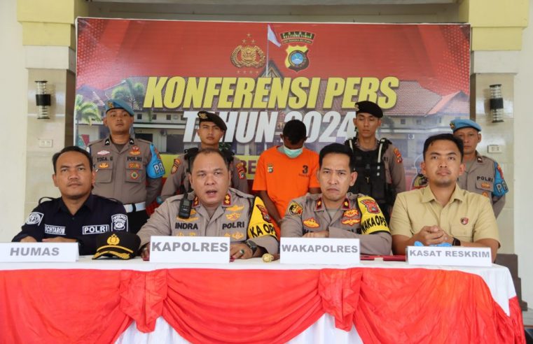 Gerak Cepat Kurang Dari 3 Jam Setelah Terima Laporan, Polres Beltim Berhasil Tangkap NS 47 Tahun Pelaku Kasus Pembunuhan