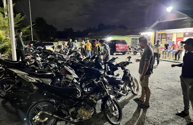 Penertiban Balapan Liar di Wilayah Hukum Polres Polman, Tilang 31 Kendaraan