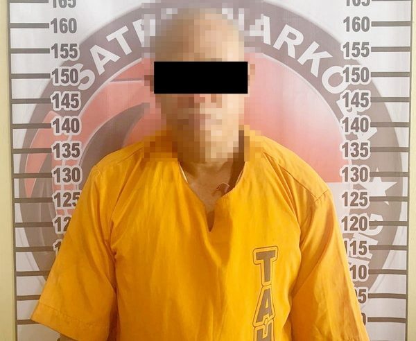 Gasak Narkoba di Bakung Udik, Polres Tulang Bawang Tangkap TN (43) Bandar Sabu-sabu Yang Juga Residivis