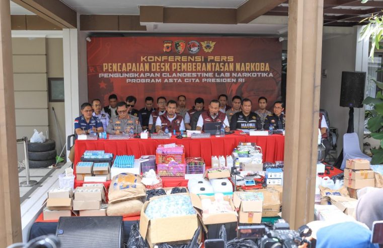 Bareskrim Polri, Bea Cukai & Polda Jabar Ungkap Jaringan Narkoba Internasional, Selamatkan 9 Juta Jiwa