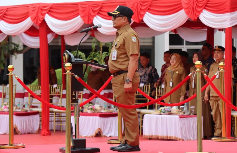 H. Muhaimin, S.T., M.T, Sekdakot Jadi Inspektur Upacara Peringatan HBN Ke – 76 Tahun 2024 di Kota Balikpapan