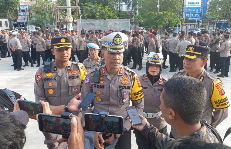 Ratusan Personil Gabungan Disiapkan Pengamanan Natal & Tahun Baru di Kota Balikpapan