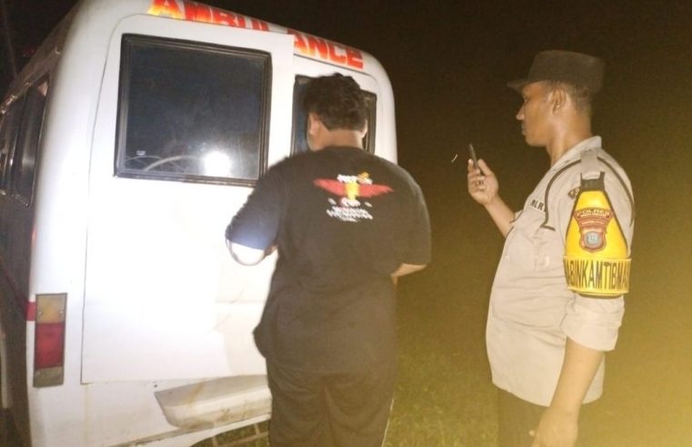 Polres Simalungun Evakuasi Penemuan Jasad Misterius di Pinggir Jalan Perbatasan Limbong, Diduga Mayat ODGJ