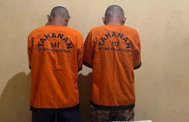 Polisi Tangkap Dua Orang Sedang Promosi Togel di Babel