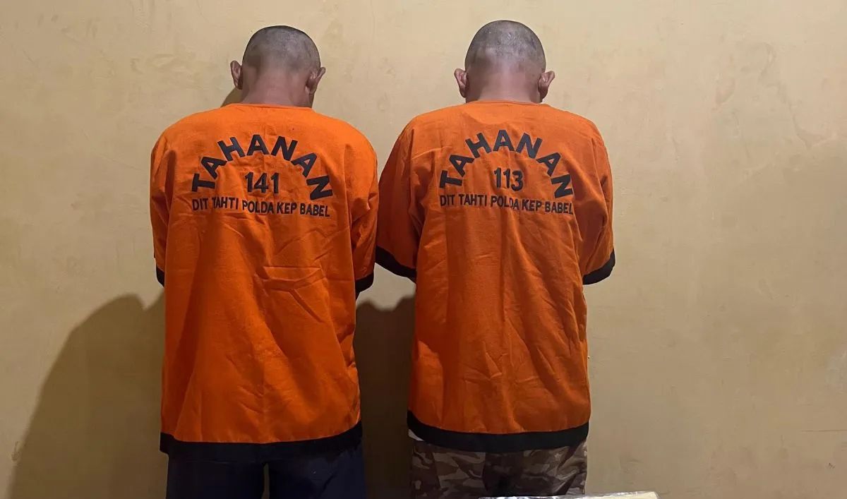 Polisi Tangkap Dua Orang Sedang Promosi Togel di Babel