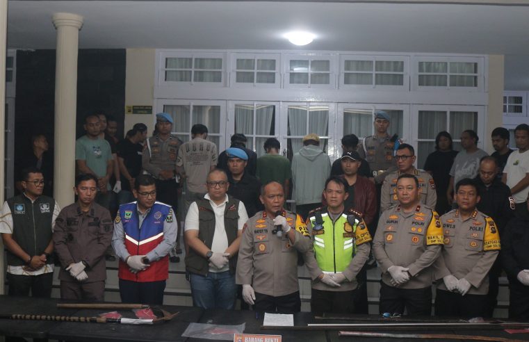 Polda Sumbar Tangkap 4 Orang Terduga Pelaku Tawuran di Kota Padang, Korbannya 2 Orang