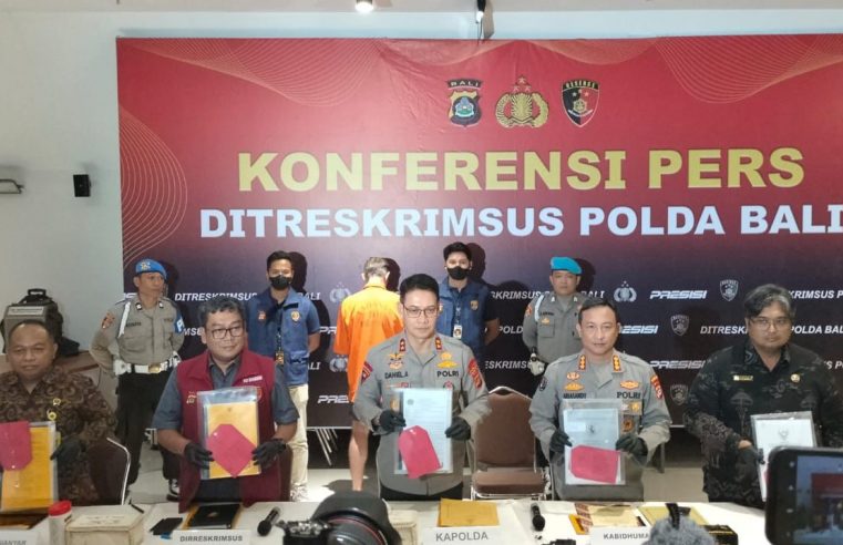 Polda Bali Tetapkan  AF 53 Tahun WNA Jerman Jadi Tersangka Alih Fungsi Lahan