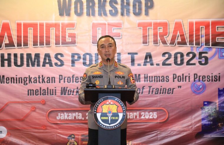 Kadiv Humas Polri Buka Workshop : Jajaran Harus Perkuat Profesionalitas