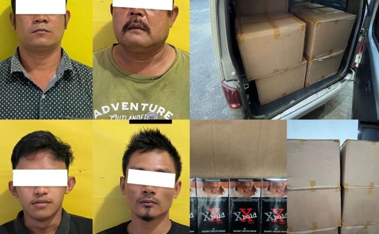 Polres Labuhanbatu Selatan Bongkar Sindikat Pita Cukai Rokok Palsu, 4 Pelaku Ditangkap