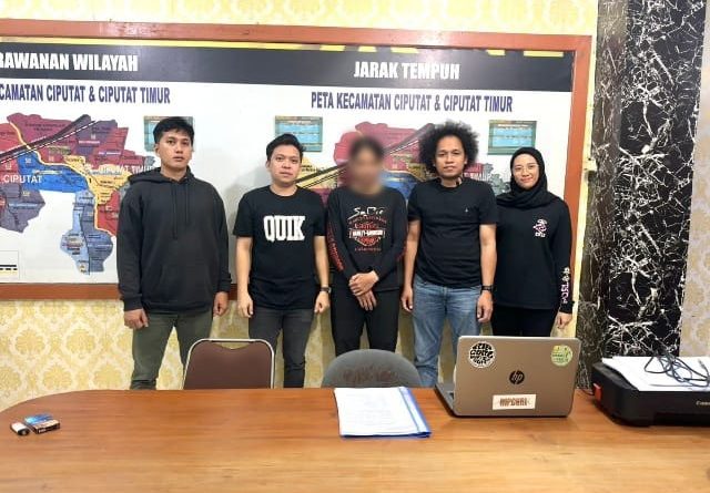 Ditressiber Polda Sulteng Tangkap Residivis Inisial SAN (47) Mengaku Pejabat Polri