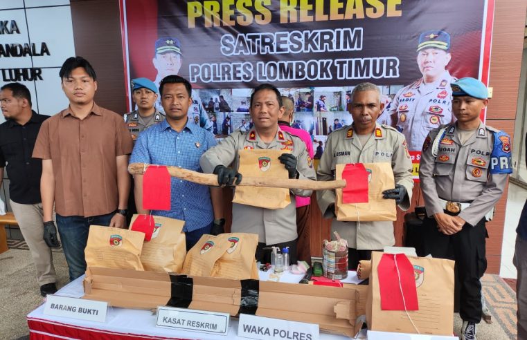 Polisi Ungkap Kasus Pembunuhan Sadis Terhadap Perempuan HE (41) di Lombok Timur, Pelaku Dijerat Pasal Berlapis