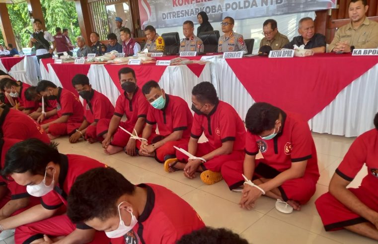 Polda NTB Berhasil Mengungkap Ratusan Kasus Terkait Narkoba