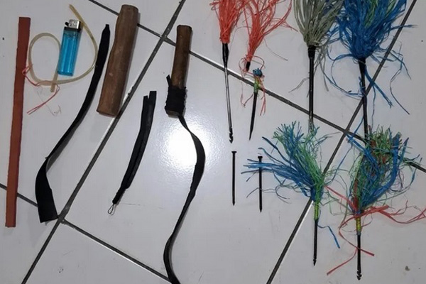 Personil Polsek Kabaruan Amankan dan Bina Belasan Remaja yang Kedapatan Membawa Panah Wayer