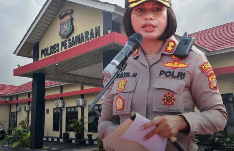 Kapolres Pesawaran, AKBP Maya Henny Hitijahubessy, S.H., SIK., M.M, Kami Buka Layanan Penitipan Kendaraan Bagi Pemudik