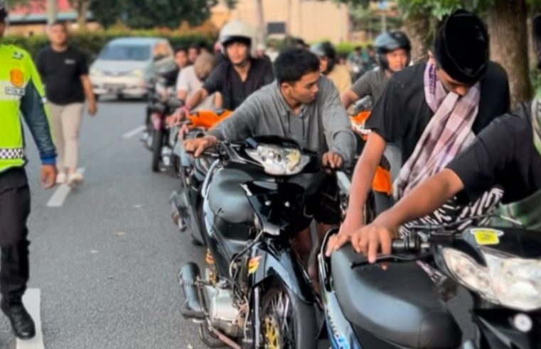 Polisi Lalulintas Rutin Berpatroli Cegah Balap Liar Saat Ramadan di Tanjungpinang