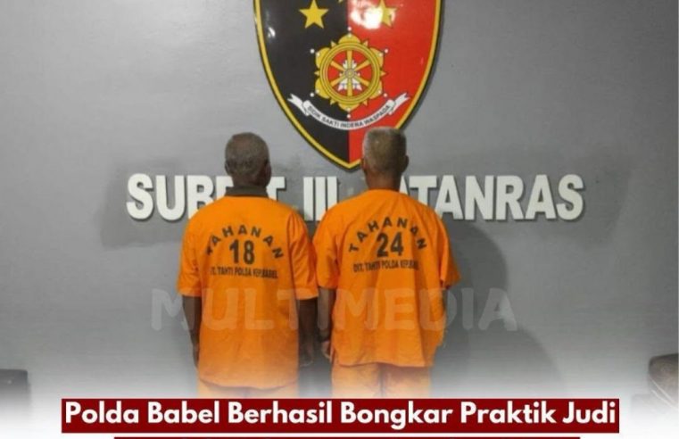 Polda Babel Berhasil Bongkar Praktik Judi Togel Di Kabupaten Bangka 2 Tersangka Ditahan