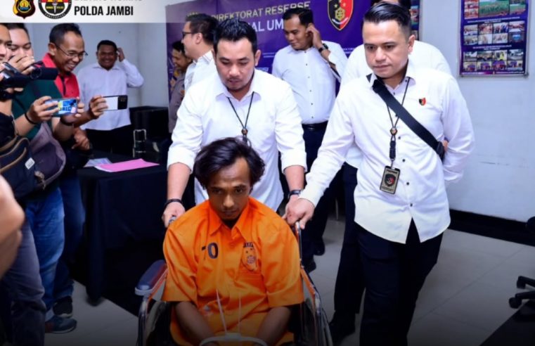 Buser Polda Jambi Tangkap Buronan Pelaku Pencurian & Pembunuhan Supir Travel
