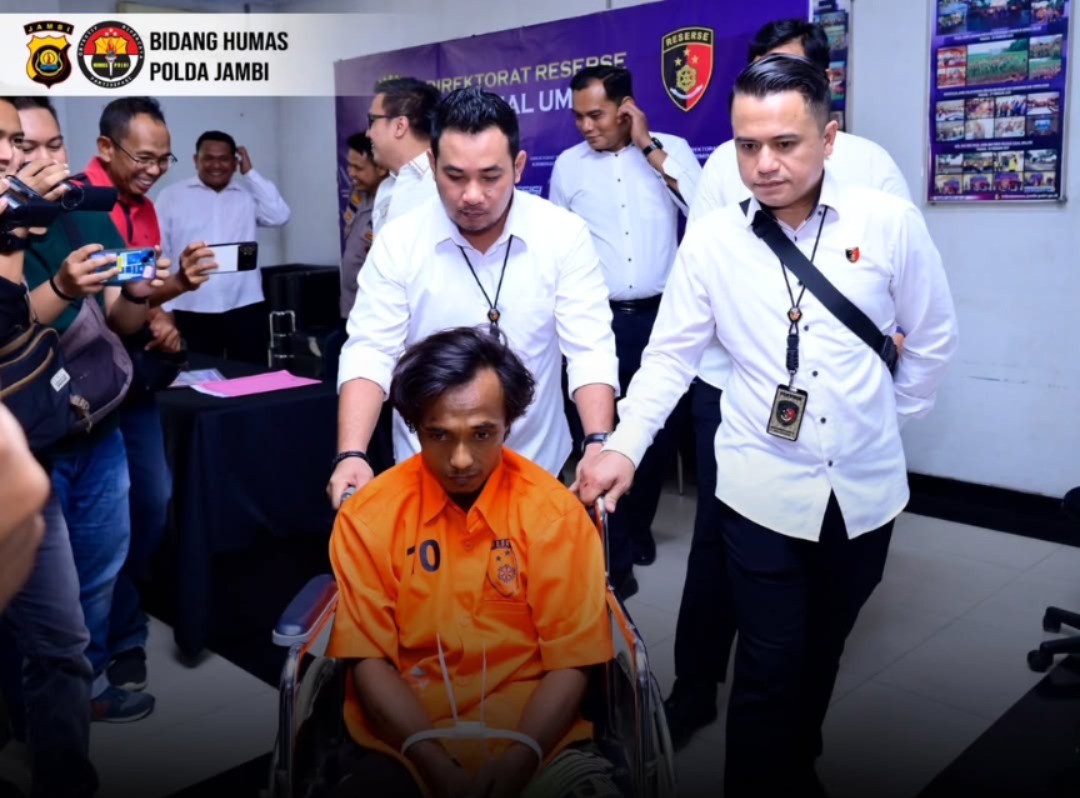Buser Polda Jambi Tangkap Buronan Pelaku Pencurian & Pembunuhan Supir Travel