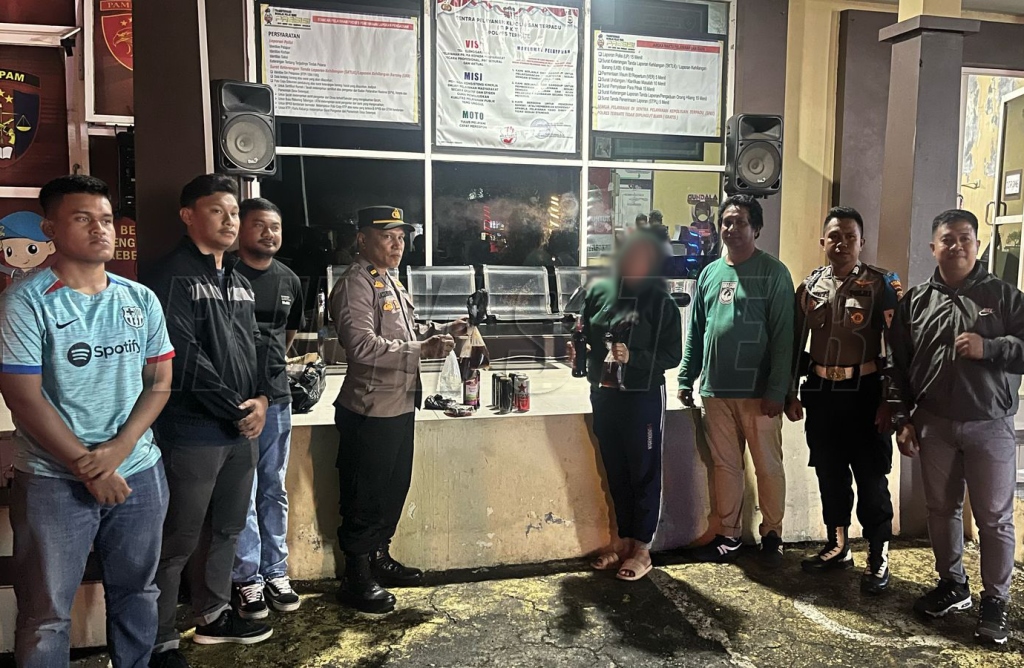Polres Ternate Bongkar Peredaran Miras, Seorang Wanita Inisial DS (46) Diamankan