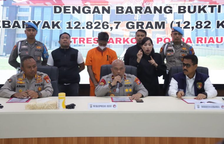 Ungkap Peredaran Gelap Sabu-sabu 12.8 Kg, Polisi Selamatkan 64.000 Jiwa