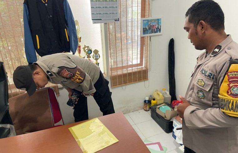 Kantor Lurah Lembang di Kabupaten Majene Dibobol Maling, Speaker & Minuman Bersoda Raib