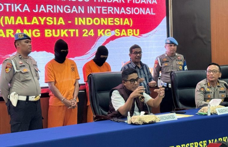 Kembali Polda Sulteng Ungkap 24 Kilogram Sabu-sabu Jaringan Internasional, Kantongi Identitas Bandar Narkoba